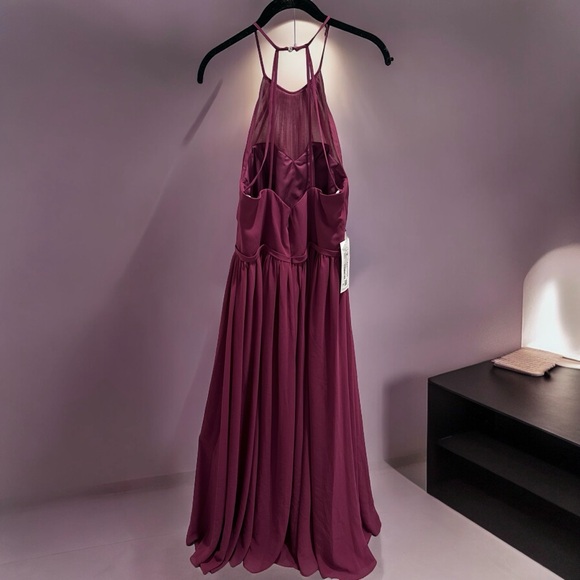 Azazie Kaitlyn style dress orchid custom size NWT - Picture 3 of 4